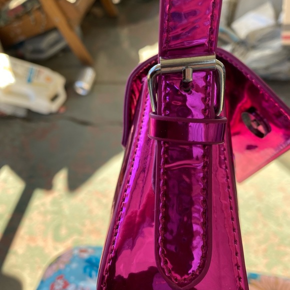 Shiny Pink Women's Bag - Picture 5 of 12